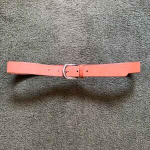 H&M Tan Brown Belt With Silver Buckle Size- Size XS 1”
